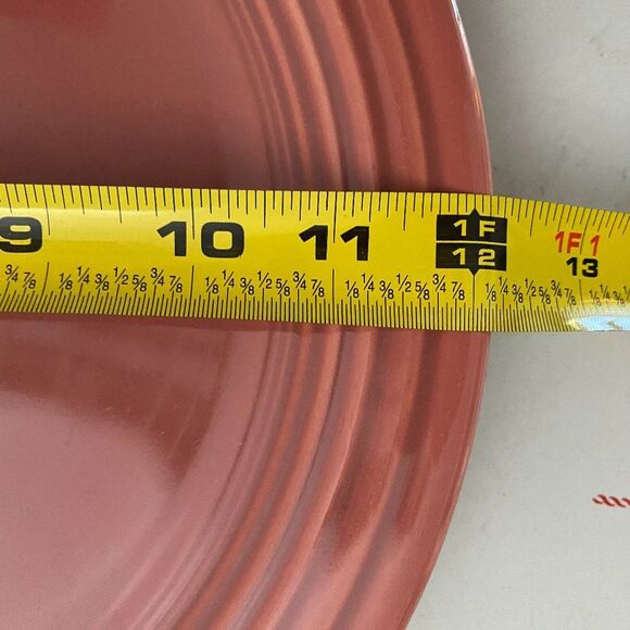 Fiestaware Vintage Retired Rose Chop Plate - Picture 3 of 7